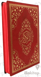063 Kırmızı - Mühürlü Kuranı Kerim - Çanta Boy