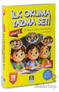 1.Sınıf Anetil İlk Okuma Yazma Seti (10 Kitap)