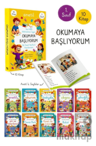 1. Sınıf Okumaya Başlıyorum ANETİL 10 Kitap