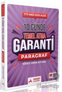10 Günde Temel Atma Garanti Paragraf Video Ders Kitabı