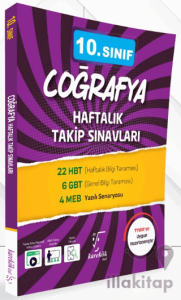 10. Sınıf Coğrafya Haftalık Takip Sınavları