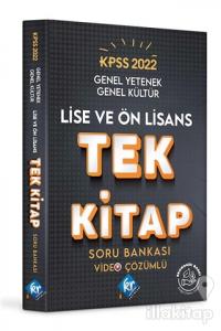 2022 KPSS Lise Ön Lisans Genel Yetenek Genel Kültür Tek Kitap Soru Bankası