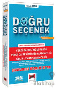 2024 (Doğru Seçenek) Vergi Dairesi Müdürlüğü, Vergi Dairesi Müdür Yardımcılığı, Gelir Uzman Yardımcılığı