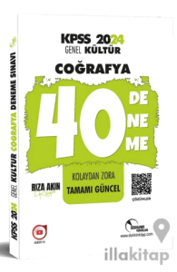 2024 KPSS Coğrafya 40 Deneme Sınavı