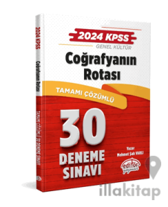 2024 KPSS Coğrafyanın Rotası Tamamı Çözümlü 30 Deneme Sınavı
