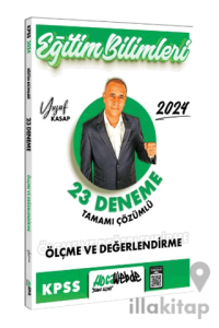 2024 KPSS Eğitim Bilimleri Ölçme ve Değerlendirme Tamamı Çözümlü 23 Deneme