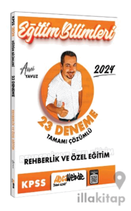 2024 KPSS Eğitim Bilimleri Rehberlik ve Özel Eğitim Tamamı Çözümlü 23 Deneme