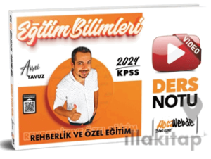 2024 KPSS Eğitim Bilimleri Rehberlik ve Özel Eğitim Video Ders Notları