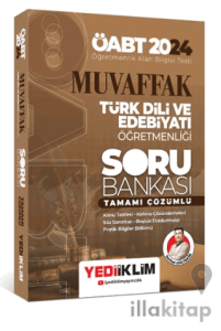 2024 ÖABT Muvaffak Türk Dili ve Edebiyatı Öğretmenliği Tamamı Çözümlü Soru Bankası