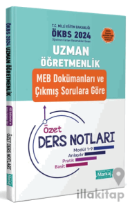 2024 Uzman Öğretmenlik MEB Çalışma Kitabı ÖBA Ders Videoları Özet Ders Notları