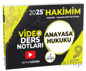 2025 Hakimlik Hakimim Anayasa Hukuku Video Ders Notları