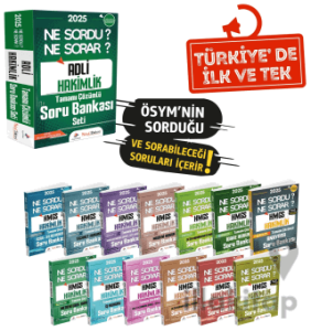 2025 Hukuk Atölyesi Adli Hakimlik Ne Sordu Ne Sorar Soru Bankası Modüler Set