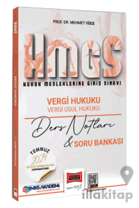 2025 Hukuk Mesleklerine Giriş Sınavı Vergi Hukuku - Vergi Usul Hukuku Ders Notları ve Soru Bankası