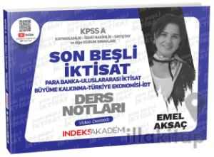 2025 KPSS A Grubu İktisat Son Beşli Video Ders Notları
