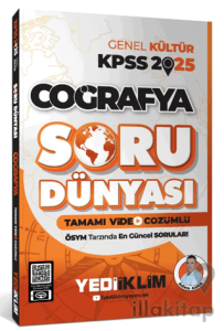 2025 KPSS Genel Kültür Coğrafya Tamamı Video Çözümlü Soru Dünyası