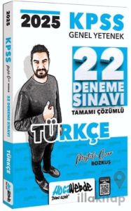 2025 KPSS Genel Yetenek Türkçe Tamamı Çözümlü 22 Deneme Sınavı