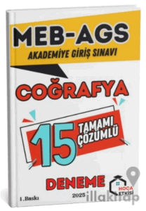 2025 MEB-AGS Coğrafya 15 Deneme Çözümlü