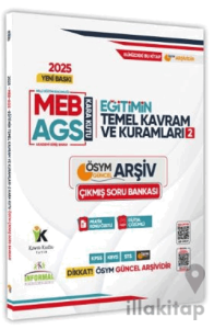 2025 MEB-AGS Eğitim Kara Kutusu Temel Kavram ve Kuramları 2 ÖSYM Çıkmış Soru Bankası Konu Örnek Çözümlü