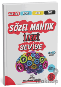 2025 MEB-AGS KPSS ALES DGS Sözel Mantık İleri Seviye 4x30 Tamamı Video Çözümlü Deneme Sınavı
