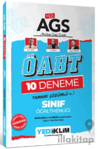 2025 MEB AGS ÖABT Sınıf Öğretmenliği Tamamı Çözümlü 10 Deneme Sınavı