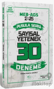 2025 MEB-AGS Sayısal Yetenek 30 Deneme Çözümlü Pusula Serisi