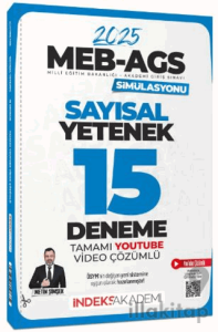 2025 MEB-AGS Simülasyonu Sayısal Yetenek 15 Deneme Çözümlü