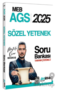 2025 MEB AGS Sözel Yetenek Tamamı Çözümlü Soru Bankası