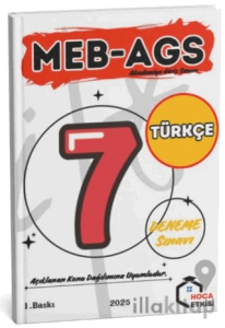 2025 MEB-AGS Sözel Yetenek Türkçe 7 Deneme