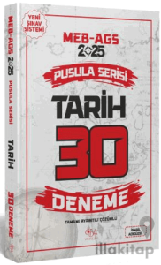 2025 MEB-AGS Tarih 30 Deneme Çözümlü Pusula Serisi