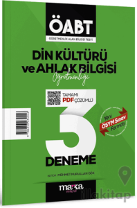 2025 ÖABT Din Kültürü ve Ahlak Bilgisi Öğretmenliği Tamamı Çözümlü 3 Deneme