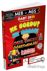 2025 ÖABT MEB-AGS Okul Öncesi Öğretmenliği Ne Sordu Ne Sorar Soru Bankası Çözümlü