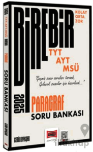 2025 TYT-AYT-MSÜ Kolay-Orta-Zor Paragraf Soru Bankası
