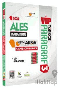2026 ALES Türkçenin Kara Kutusu PARAGRAF 3 VİP ÖSYM Çıkmış Soru Havuzu Bankası Dijital Çözümlü