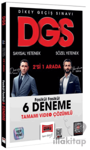 2026 DGS Sayısal Yetenek - Sözel Yetenek Fasikül Fasikül Tamamı Video Çözümlü 6 Deneme