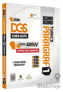 2026 DGS Türkçenin Kara Kutusu PARAGRAF 1 KONU KONU ÖSYM Çıkmış Soru Bankası Dijital Çözümlü