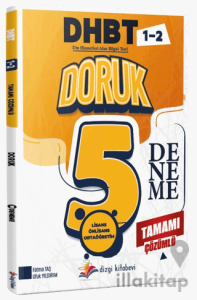 2026 Doruk DHBT Din Hizmetleri Alan Bilgisi Testi Tamamı Çözümlü 5 Deneme Sınavı