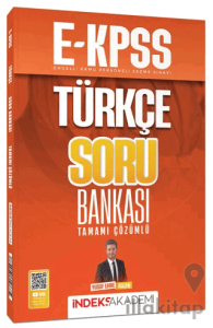 2026 E-KPSS Türkçe Soru Bankası Çözümlü