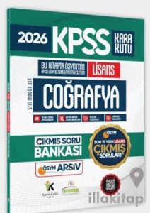 2026 FULLLisans KPSS Lisans Coğrafya Kara Kutu ÖSYM Çıkmış Soru Bankası Son 15 Yıl