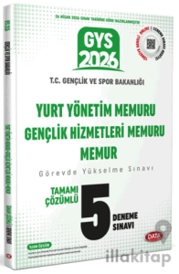 2026 Gençlik ve Spor Bakanlığı Yurt Yönetim Memuru Gençlik Hizmetleri Memuru Memur Tamamı Çözümlü 5 Deneme Sınavı