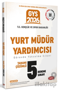 2026 GYS T.C. Gençlik ve Spor Bakanlığı Yurt Müdür Yardımcısı Çözümlü 5 Deneme Sınavı