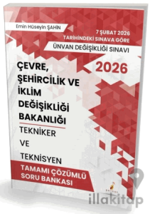 2026 GYS ÜDS Çevre Şehircilik ve İklim Değişikliği Bakanlığı Tekniker ve Teknisyen Soru Bankası Çözümlü Görevde Yükselme Ünvan Değişikliği