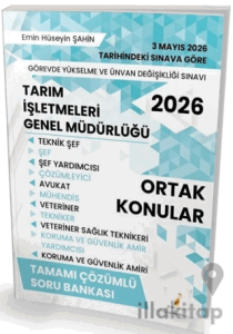 2026 GYS ÜDS Tarım İşletmeleri Genel Müdürlüğü Ortak Konular Soru Bankası Çözümlü Görevde Yükselme Ünvan Değişikliği