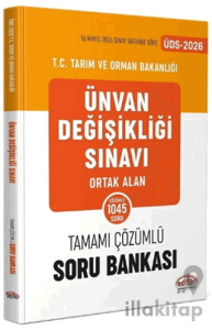2026 GYS ÜDS Tarım ve Orman Bakanlığı Ortak Alan Soru Bankası