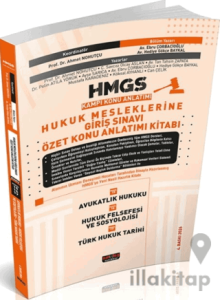 2026 HMGS Avukatlık Hukuku Hukuk Felsefesi ve Sosyolojisi Türk Hukuk Tarihi Özet Konu Anlatımı