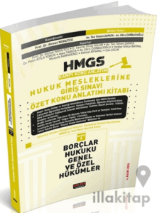 2026 HMGS Borçlar Hukuku Genel ve Özel Hükümler Özet Konu Anlatımı