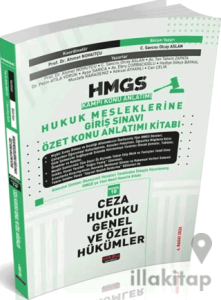 2026 HMGS Ceza Hukuku Genel ve Özel Hükümler Özet Konu Anlatımı