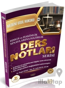 2026 HMGS Hakimlik HUKAL Medeni Usul Hukuku Ders Notları