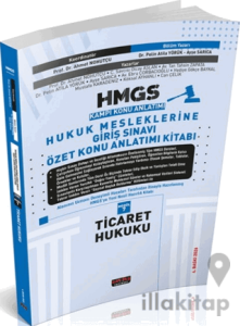2026 HMGS Ticaret Hukuku Özet Konu Anlatımı
