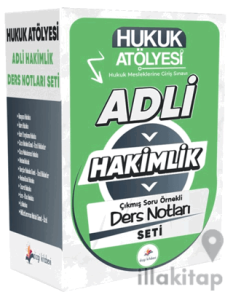 2026 Hukuk Atölyesi Adli Hakimlik Çıkmış Soru Örnekli Ders Notları Seti