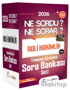 2026 Hukuk Atölyesi Adli Hakimlik Ne Sordu Ne Sorar Tamamı Çözümlü Soru Bankası Seti